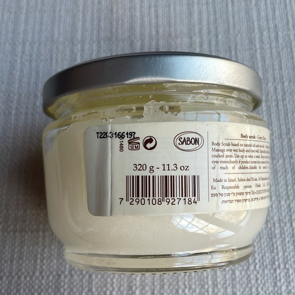 SABON Body Scrub Green Rose 320g - Picture 6 of 11